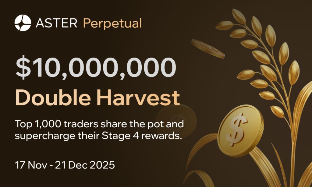 Aster Launches Stage 4 Airdrop And $10M Trading Competition To Accelerate Ecosystem Growth