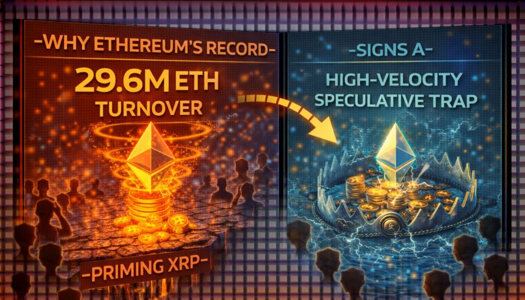 Why Ethereum’s Record 29.6M ETH Turnover Signals A High-Velocity Speculative Trap