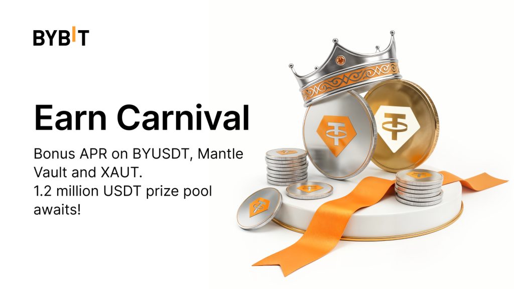 Bybit Boosts Earn Carnival With Bonus APR And New 1.2 Million USDT Prize Pool Bybit Boosts Earn Carnival With Bonus APR And New 1.2 Million USDT Prize Pool