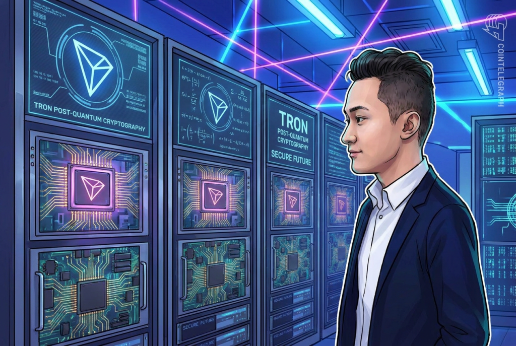 Justin Sun says Tron post-quantum plan on testnet Cointelegraph